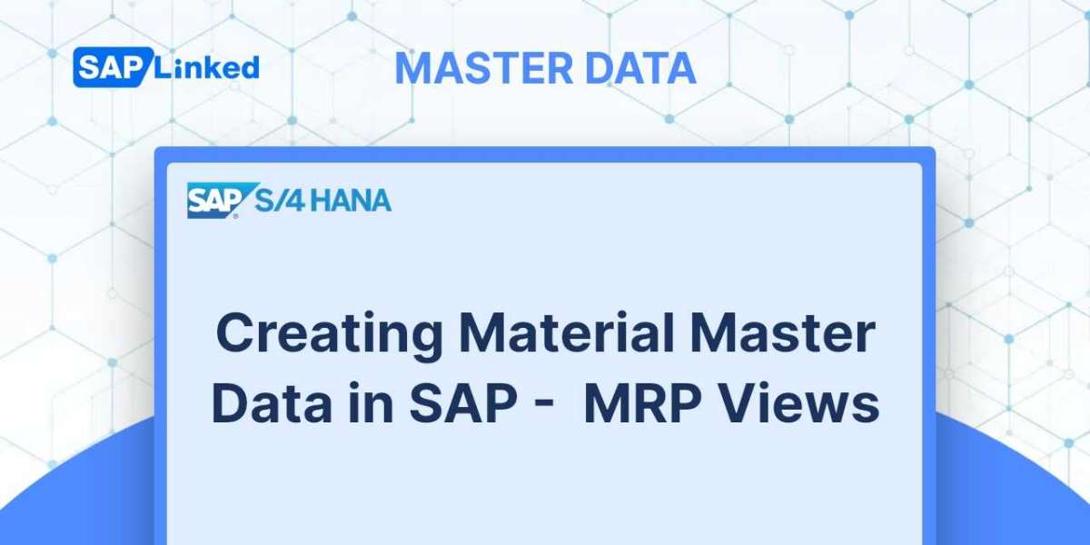Creating Material Master Data in SAP -  MRP Views
