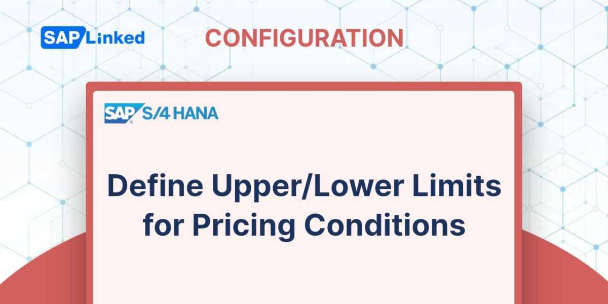 Define Upper/Lower Limits for Pricing Conditions