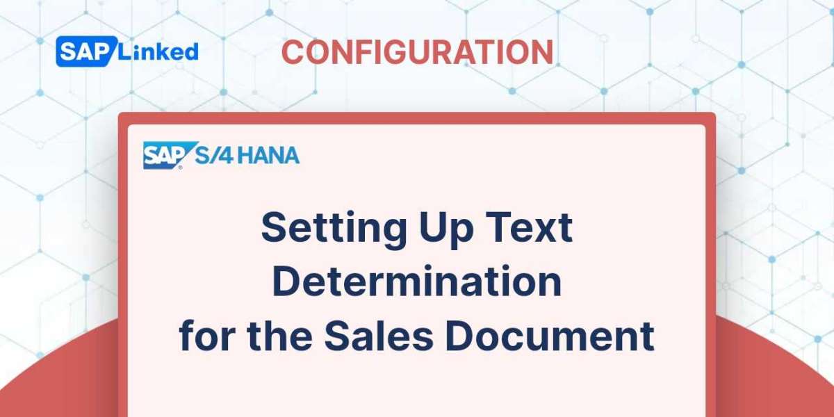 Setting Up Text Determination for the Sales Document