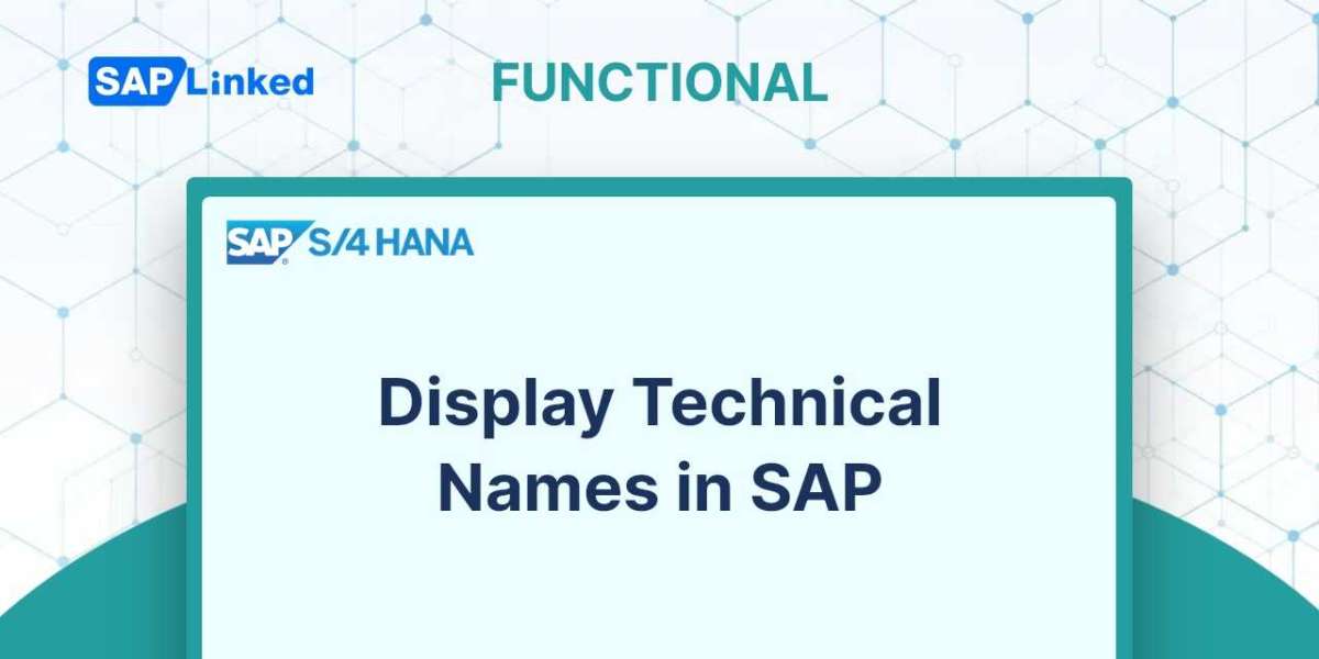 Display Technical Names in SAP