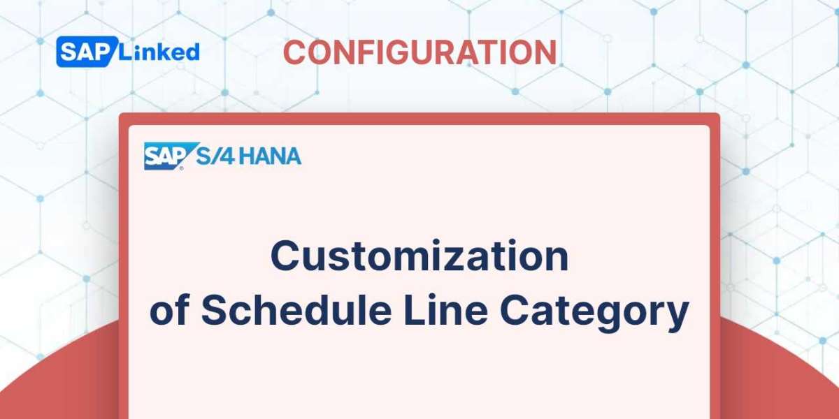 Customization of Schedule Line Category