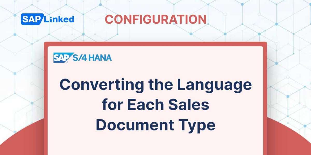 Converting the Language for Each Sales Document Type