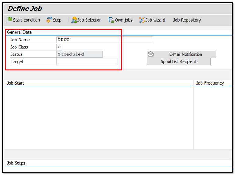 SAP Background Job Processing Create, Schedule