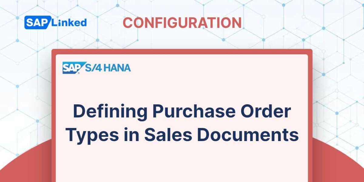 Defining Purchase Order Types in Sales Documents