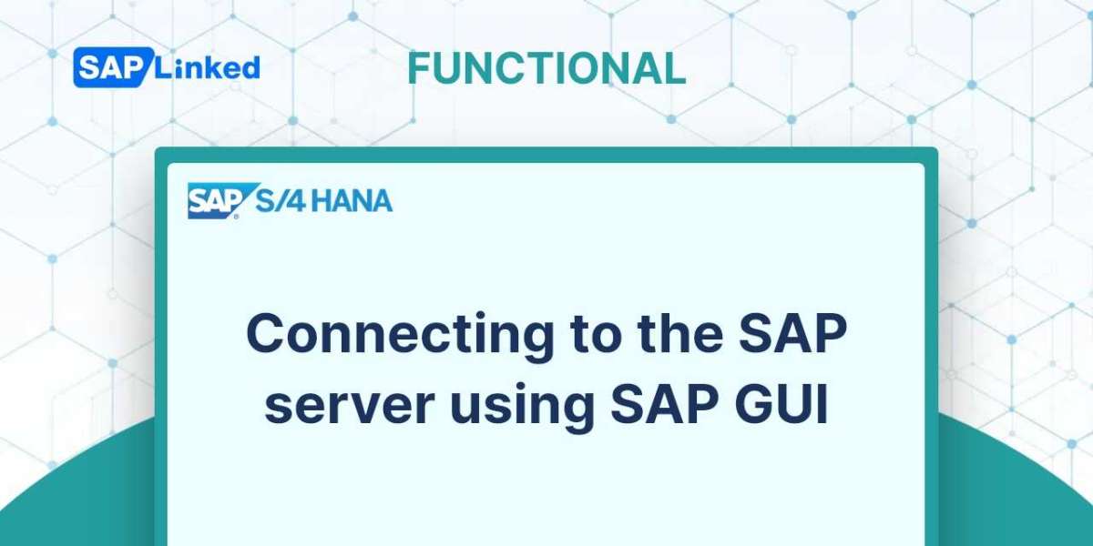 Connecting to the SAP server using SAP GUI