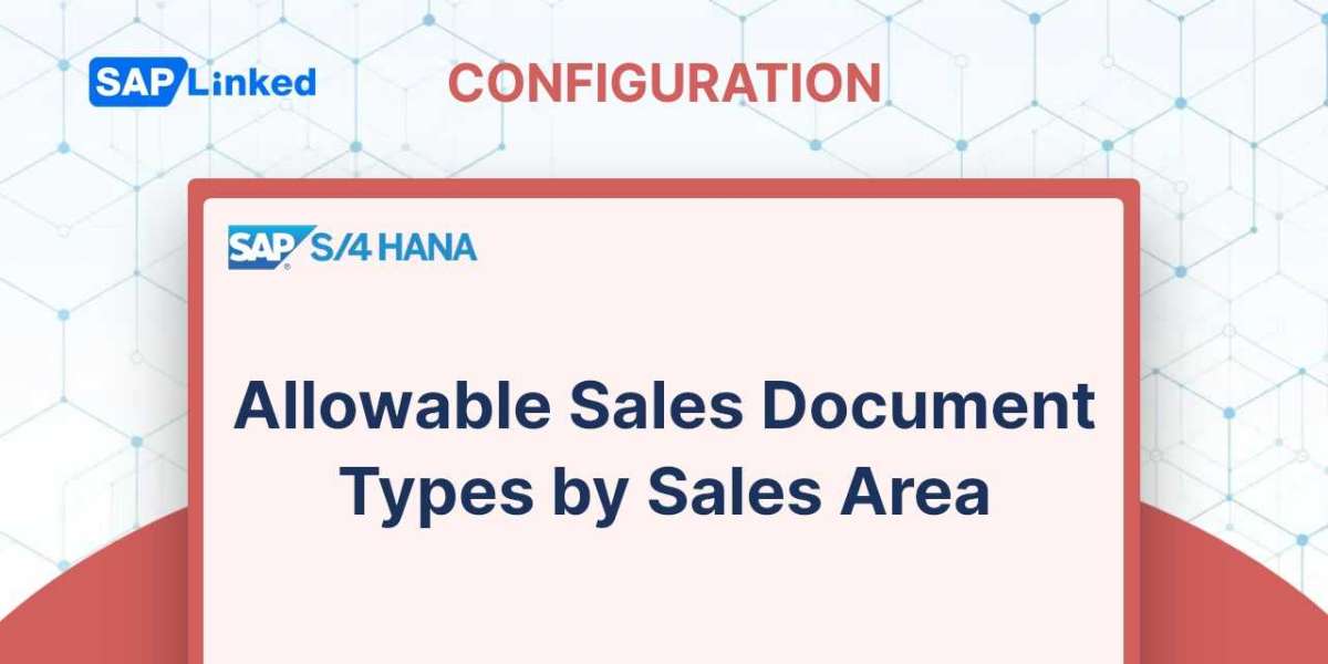 Allowable Sales Document Types by Sales Area