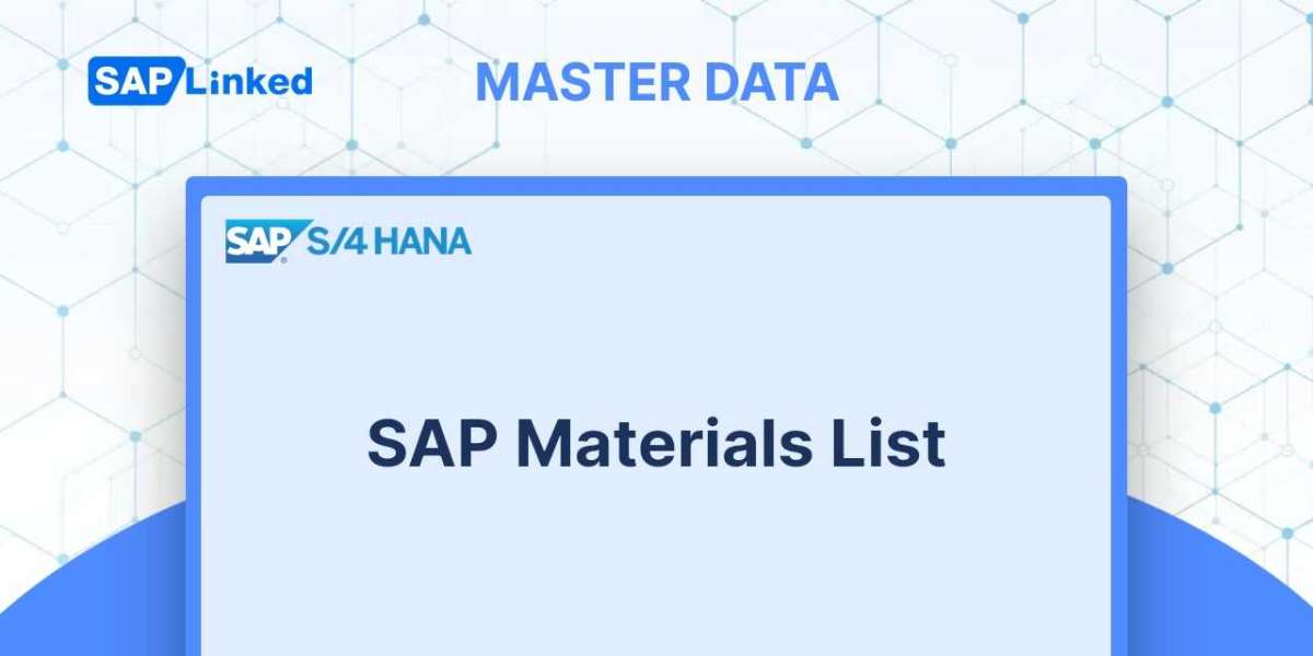 SAP Materials List