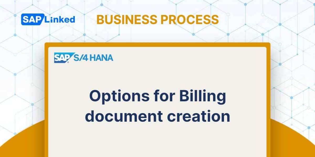 Options for Billing document creation