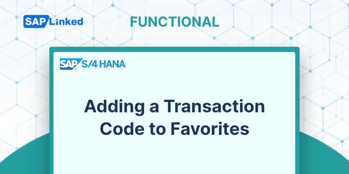 Adding a Transaction Code to Favorites