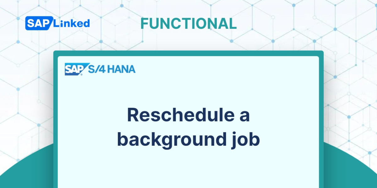 Reschedule a background job