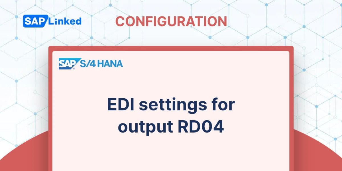 EDI settings for output RD04