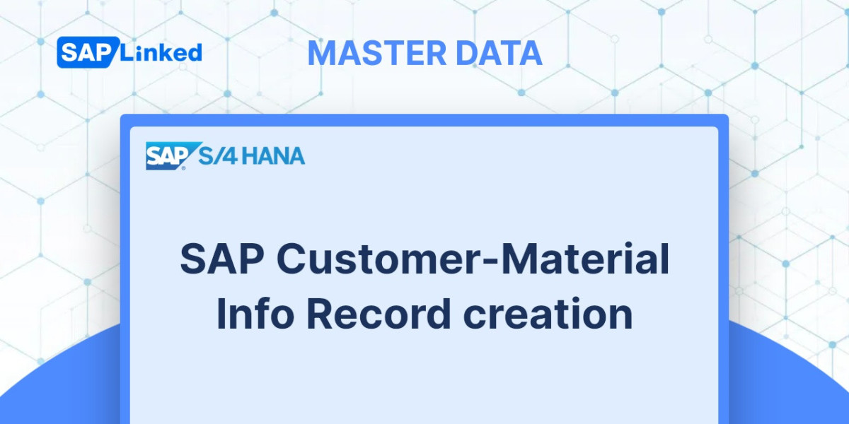 SAP Customer-Material Info Record creation