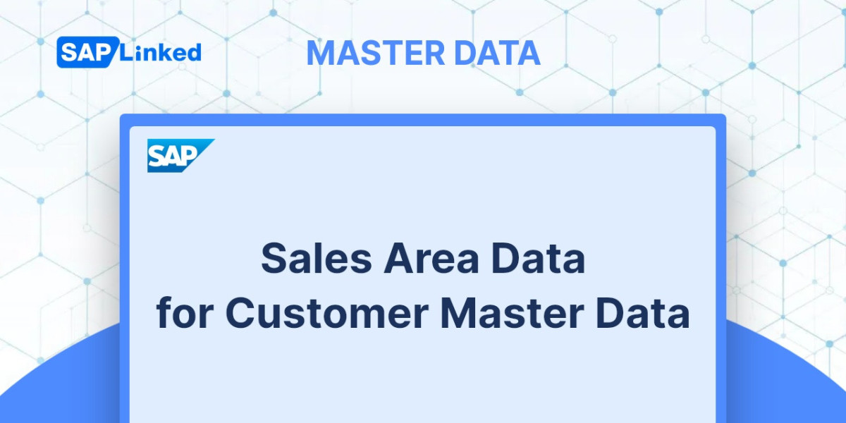 Sales Area Data for Customer Master Data