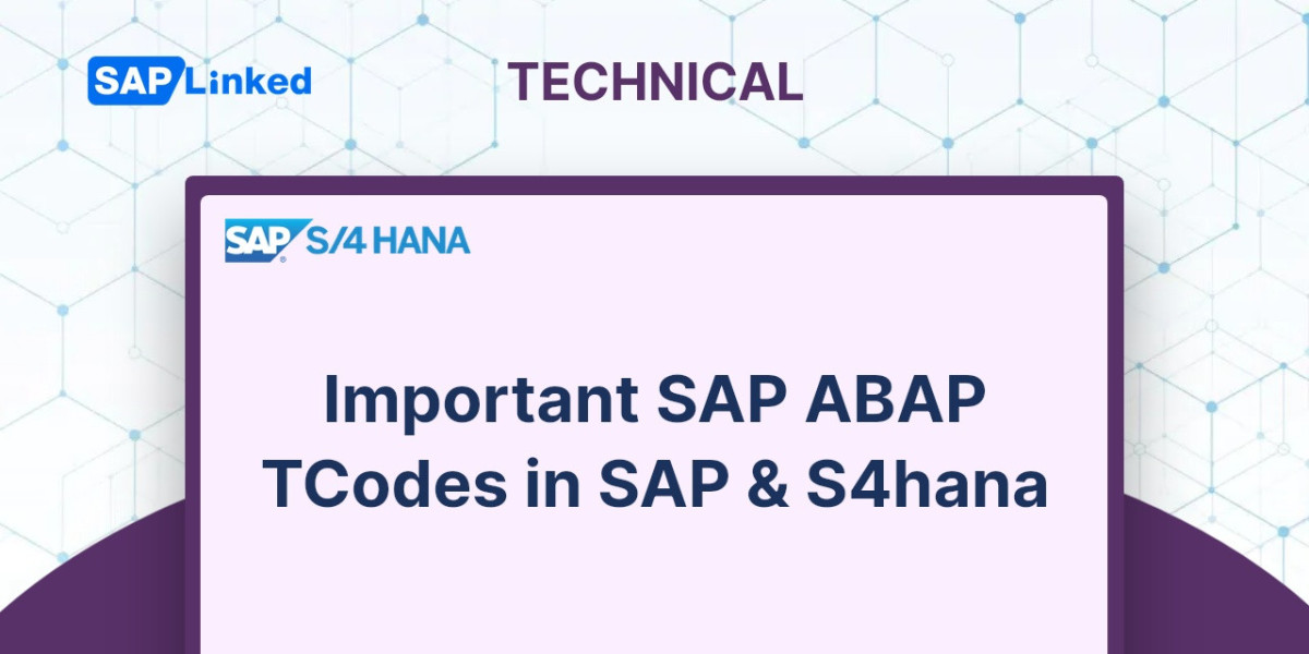 Important SAP ABAP TCodes in SAP & S4hana