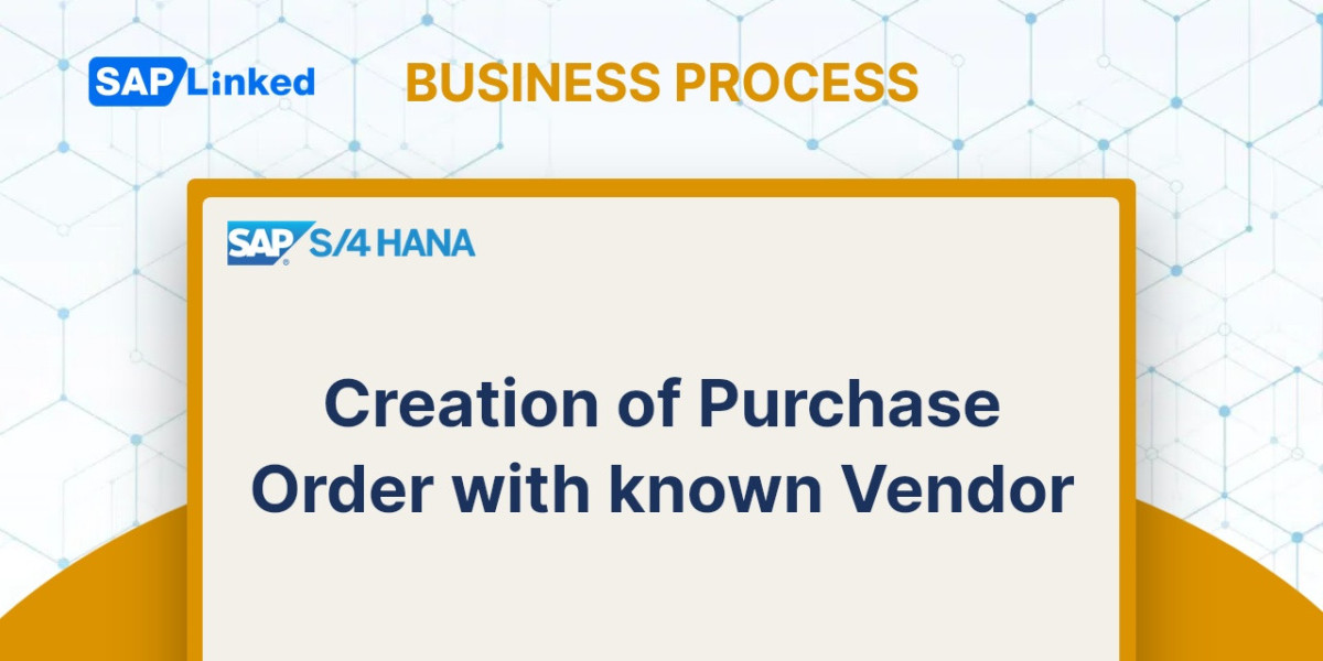 Creation of Purchase Order with known Vendor