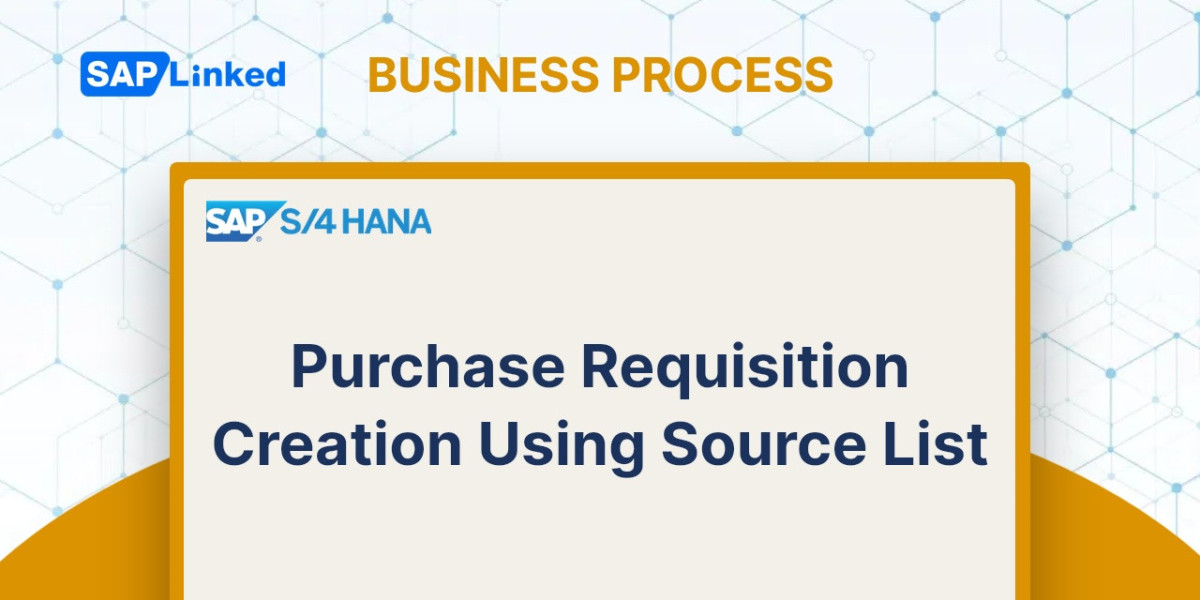 Purchase Requisition Creation Using Source List