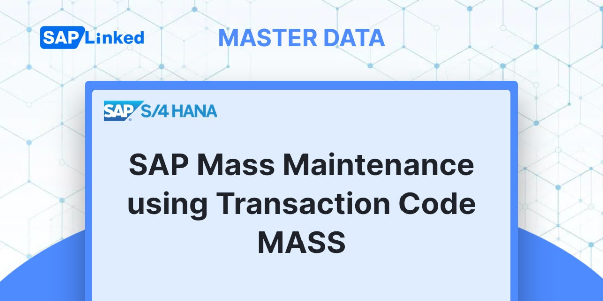 SAP Mass Maintenance using Transaction Code MASS
